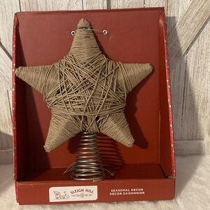 Brown Star Tree Topper